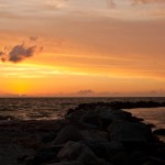 Sunset over Omø