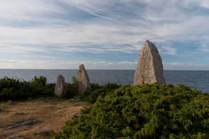 Iron age graves