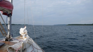 Heading for the channels