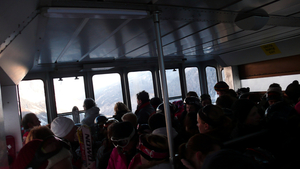 Gondola on the way down