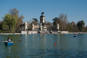 Retiro, the big park.